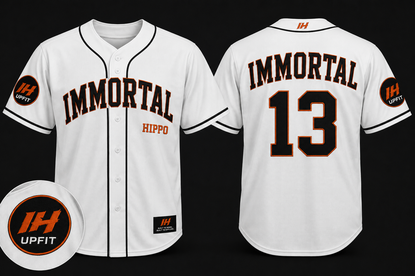 Immortal Hippo Baseball Jersey
