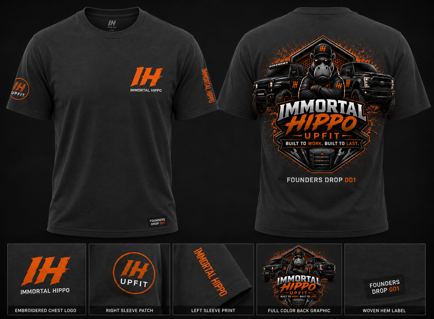 Immortal Hippo Tee